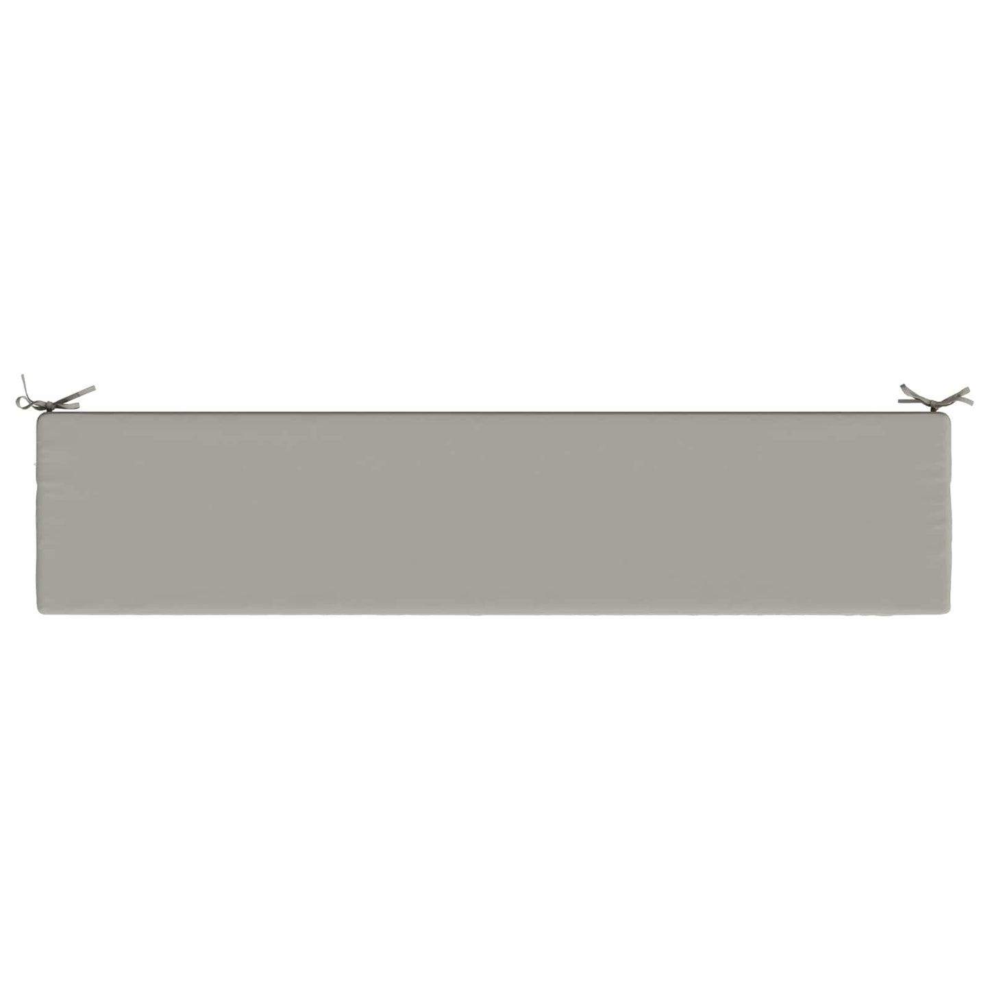 Bench Cushion SOEST 100% Polyester Grey 180 x 40 x 5 cm