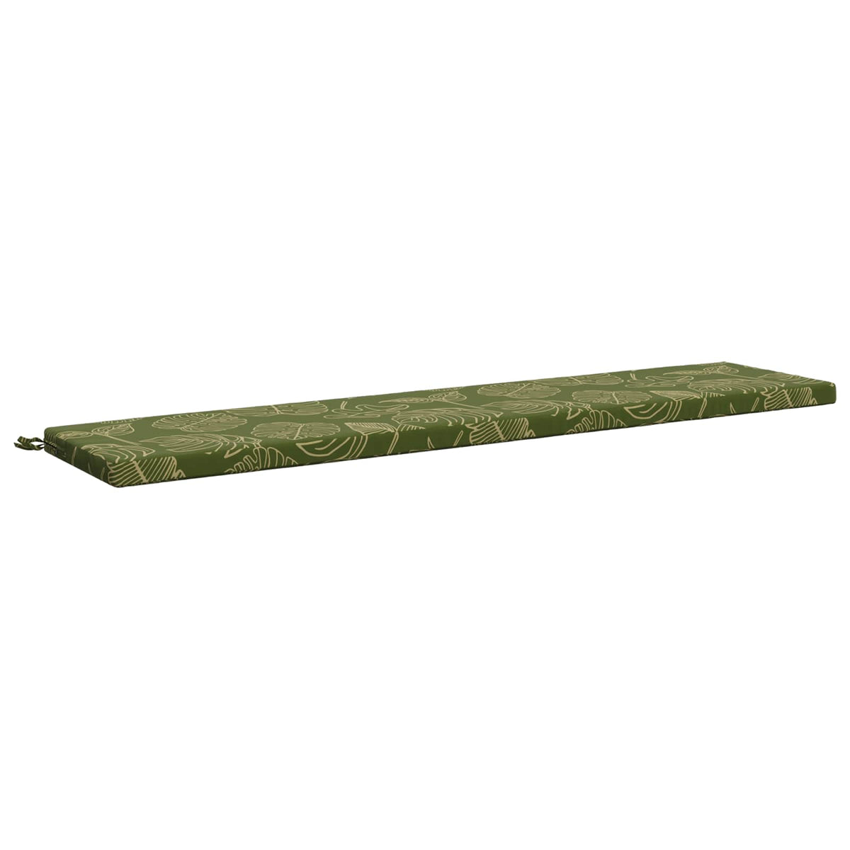 Bench Cushion SOEST 100% Polyester Leaf Design 180 x 40 x 5 cm