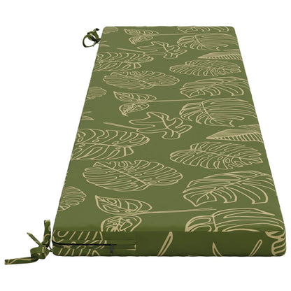 2-Piece Bench Cushions SOEST 2 pcs 100% Polyester Leaf Design