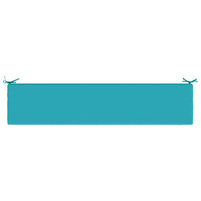 Bench Cushion SOEST 100% Polyester Turquoise 180 x 40 x 5 cm
