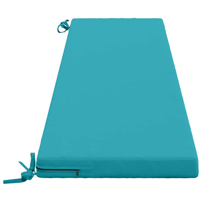 2-Piece Bench Cushions SOEST 2 pcs 100% Polyester Turquoise