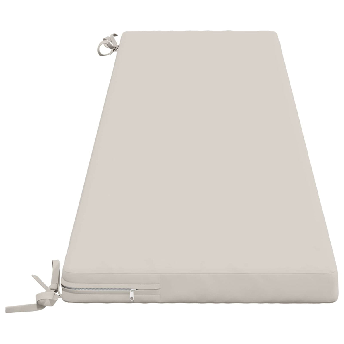 2-Piece Bench Cushions SOEST 2 pcs 100% Polyester White