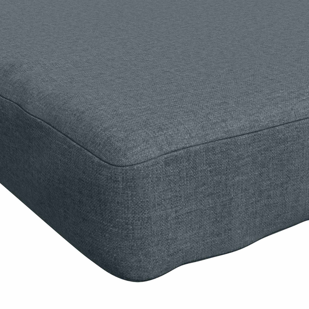 Bench Cushion SOEST 100% Polyester Blue 200 x 40 x 5 cm