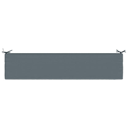 Bench Cushion SOEST 100% Polyester Blue 200 x 40 x 5 cm
