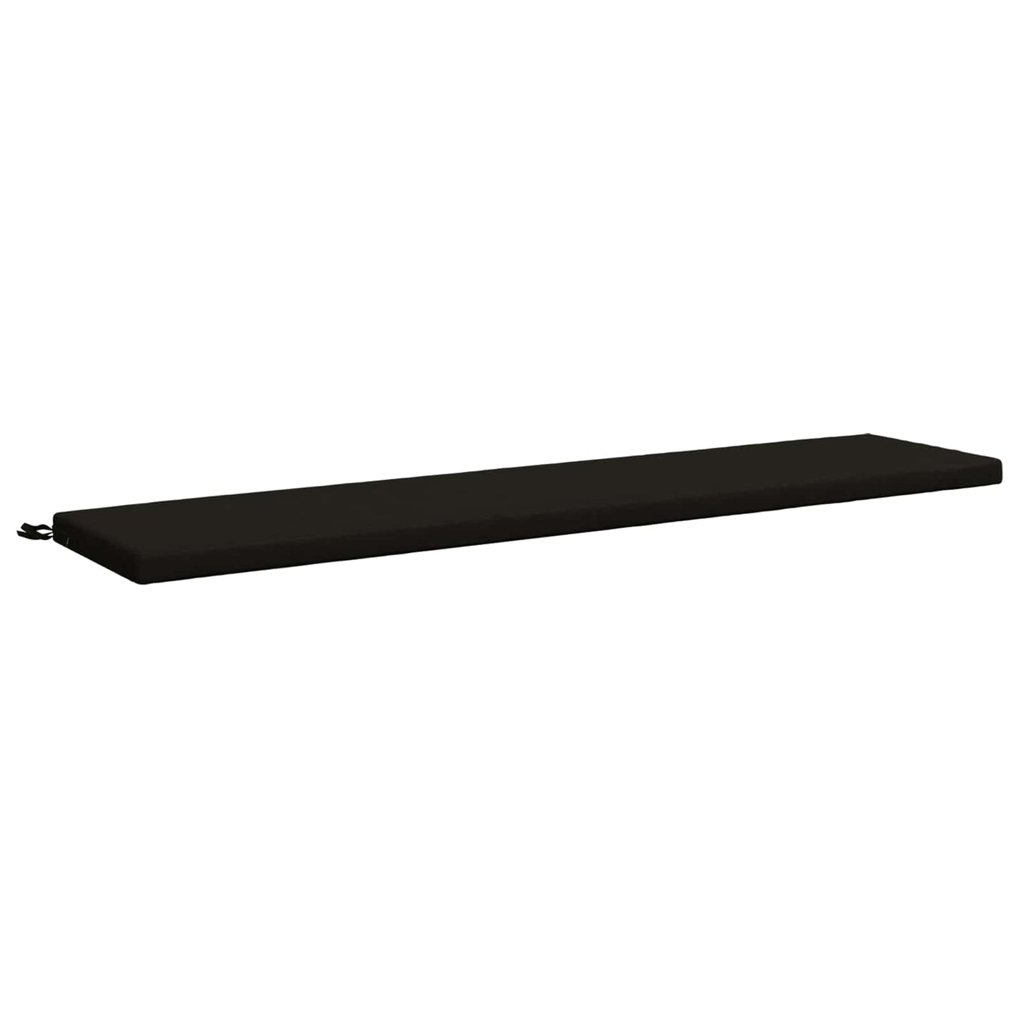 2-Piece Bench Cushions SOEST 2 pcs 100% Polyester Black