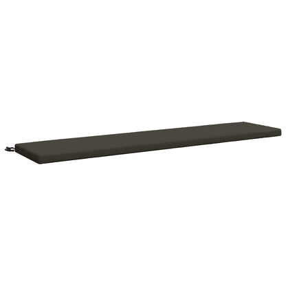 2-Piece Bench Cushions SOEST 2 pcs 100% Polyester Anthracite