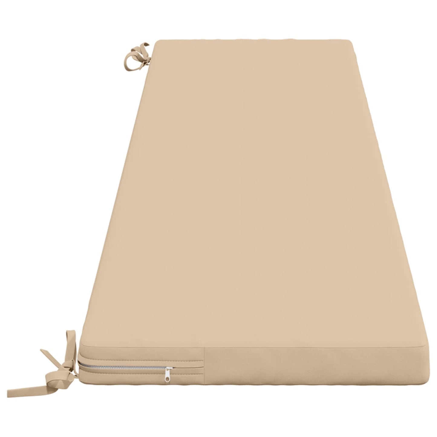 Bench Cushion SOEST 100% Polyester Cream 200 x 40 x 5 cm
