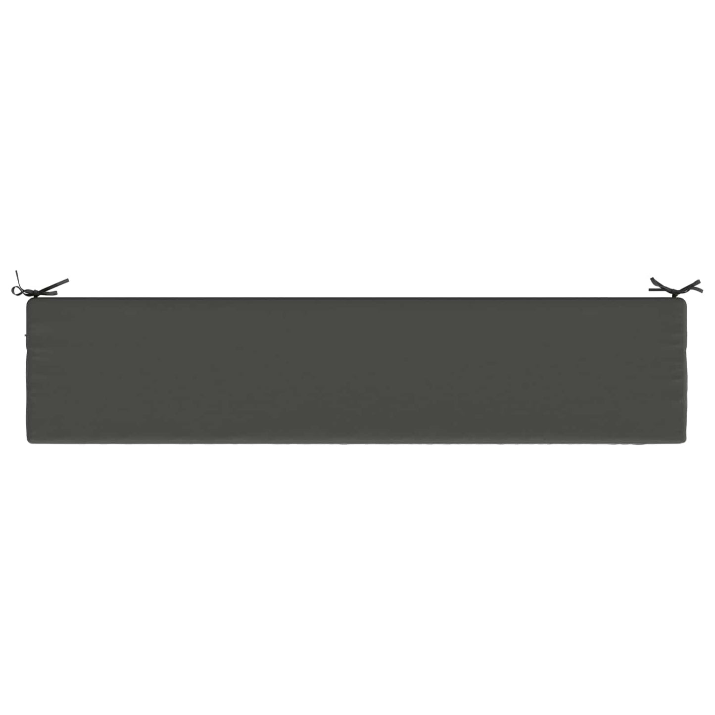 Bench Cushion SOEST 100% Polyester Anthracite 200 x 40 x 5 cm
