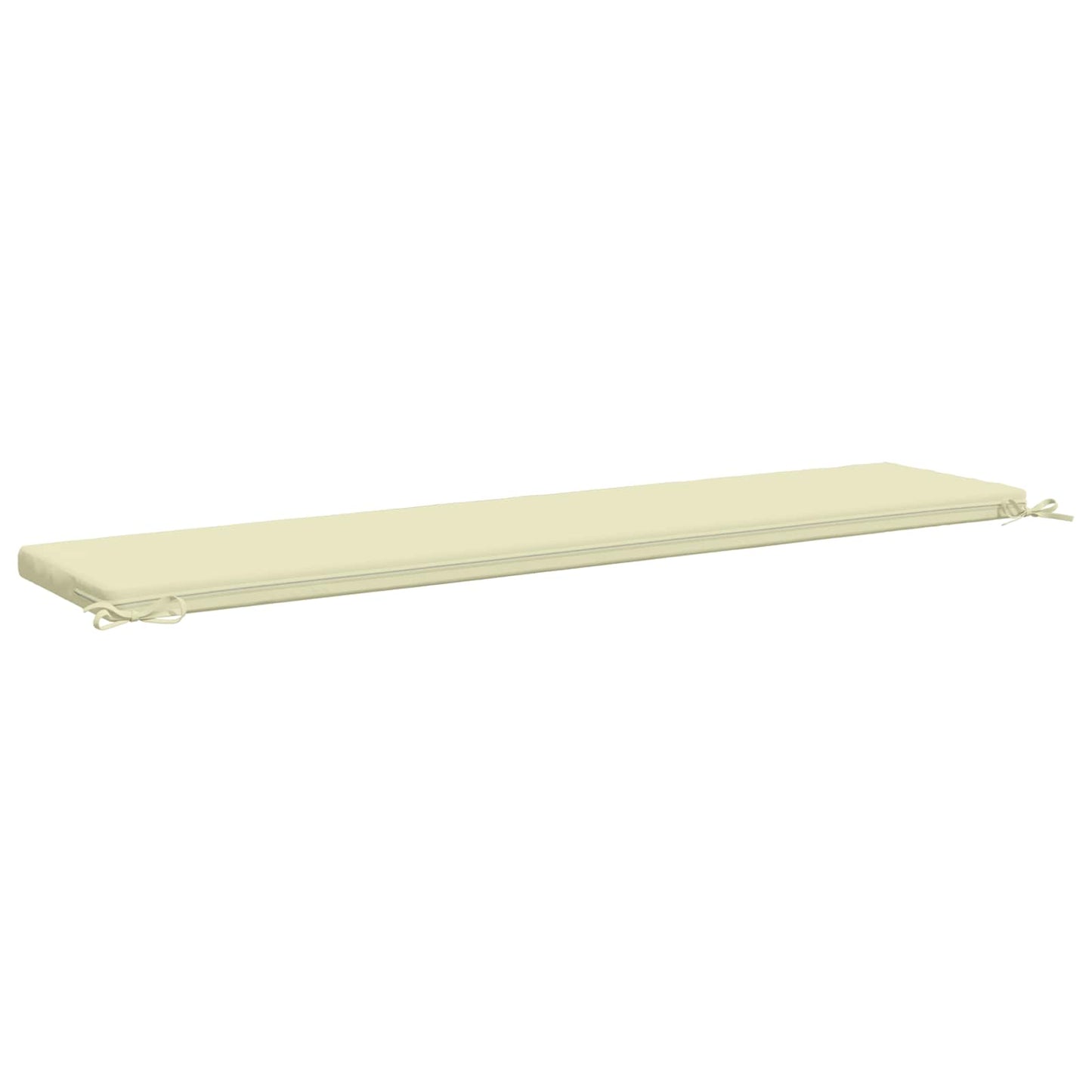 Bench Cushion SOEST 100% Polyester Cream 200 x 40 x 5 cm