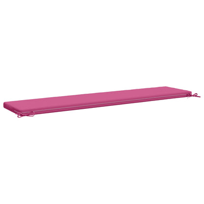 Bench Cushion SOEST 100% Polyester Pink 200 x 40 x 5 cm