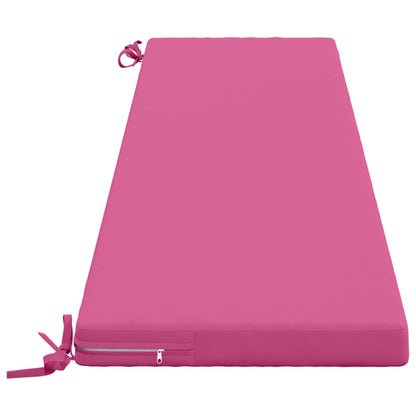 2-Piece Bench Cushions SOEST 2 pcs 100% Polyester Pink