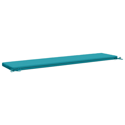 2-Piece Bench Cushions SOEST 2 pcs 100% Polyester Turquoise