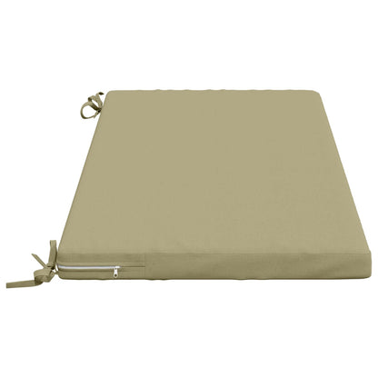 2-Piece Bench Cushions SOEST 2 pcs 100% Polyester Light Green