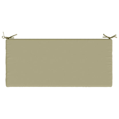 2-Piece Bench Cushions SOEST 2 pcs 100% Polyester Light Green