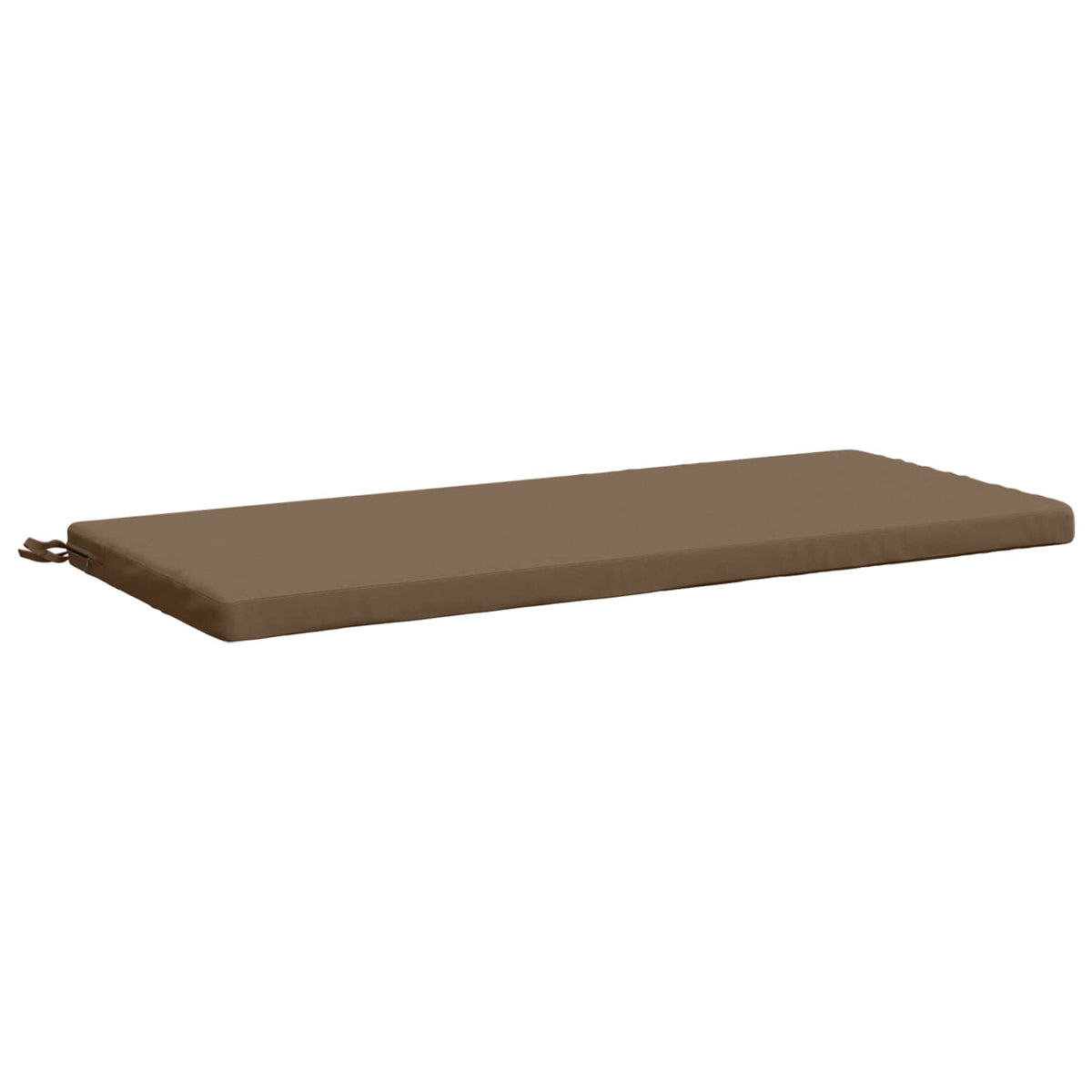 2-Piece Bench Cushions SOEST 2 pcs 100% Polyester Taupe
