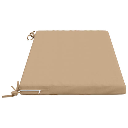 2-Piece Bench Cushions SOEST 2 pcs 100% Polyester Sand