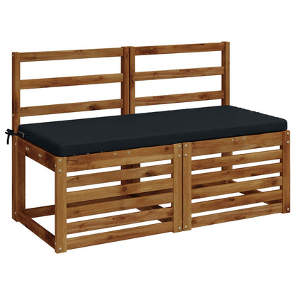 2-Piece Bench Cushions SOEST 2 pcs 100% Polyester Dark Blue