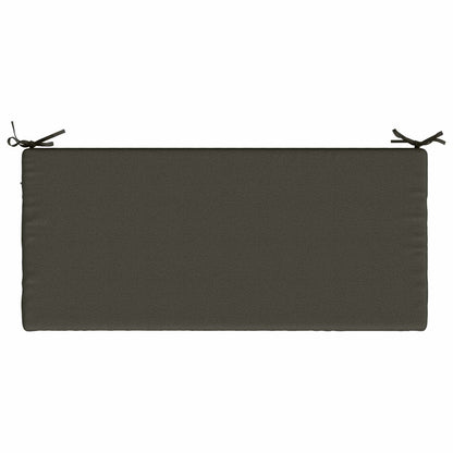 Bench Cushion SOEST 100% Polyester Anthracite 110 x 50 x 5 cm