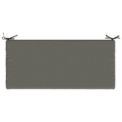 2-Piece Bench Cushions SOEST 2 pcs 100% Polyester Grey