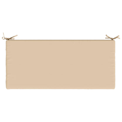 Bench Cushion SOEST 100% Polyester Cream 110 x 50 x 5 cm