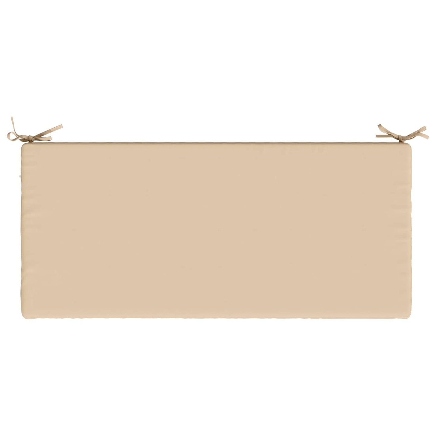 2-Piece Bench Cushions SOEST 2 pcs 100% Polyester Cream