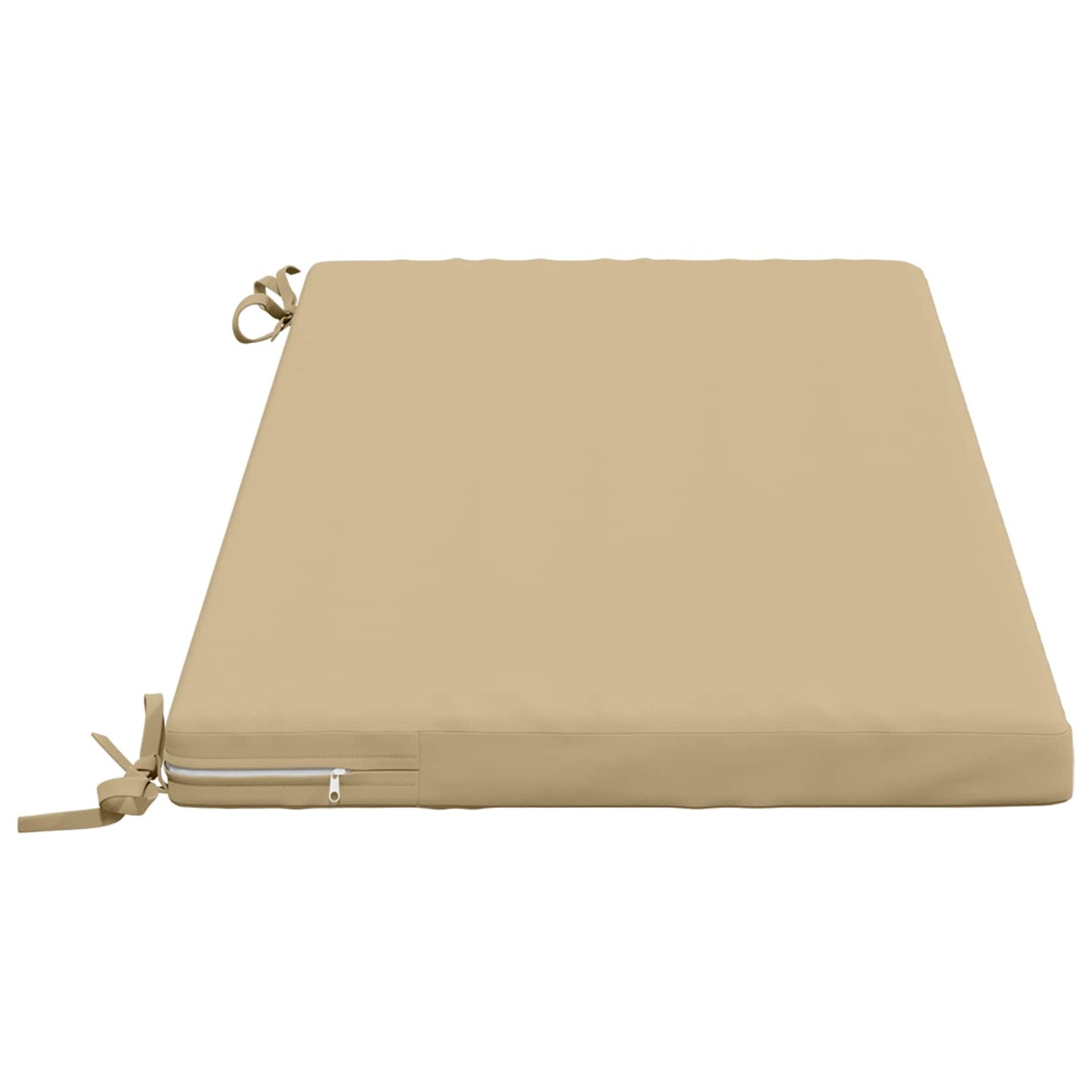 Bench Cushion SOEST 100% Polyester Beige 110 x 50 x 5 cm