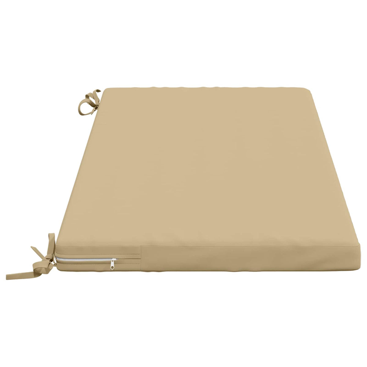 2-Piece Bench Cushions SOEST 2 pcs 100% Polyester Beige