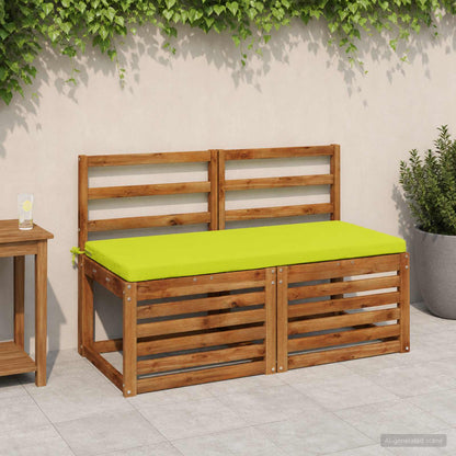 Bench Cushion SOEST 100% Polyester Bright Green 120 x 50 x 5 cm