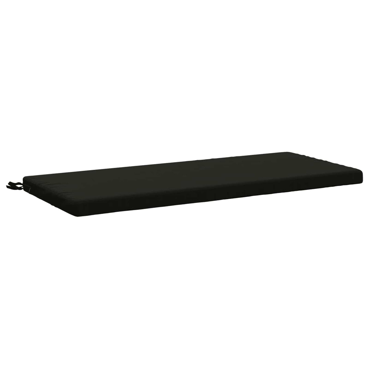 Bench Cushion SOEST 100% Polyester Black 110 x 50 x 5 cm