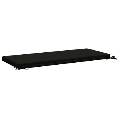 2-Piece Bench Cushions SOEST 2 pcs 100% Polyester Black