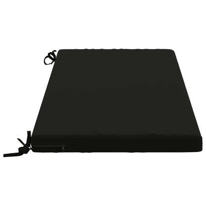 2-Piece Bench Cushions SOEST 2 pcs 100% Polyester Black