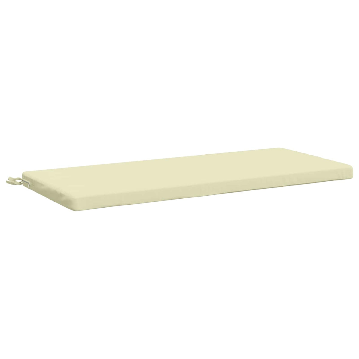2-Piece Bench Cushions SOEST 2 pcs 100% Polyester Cream
