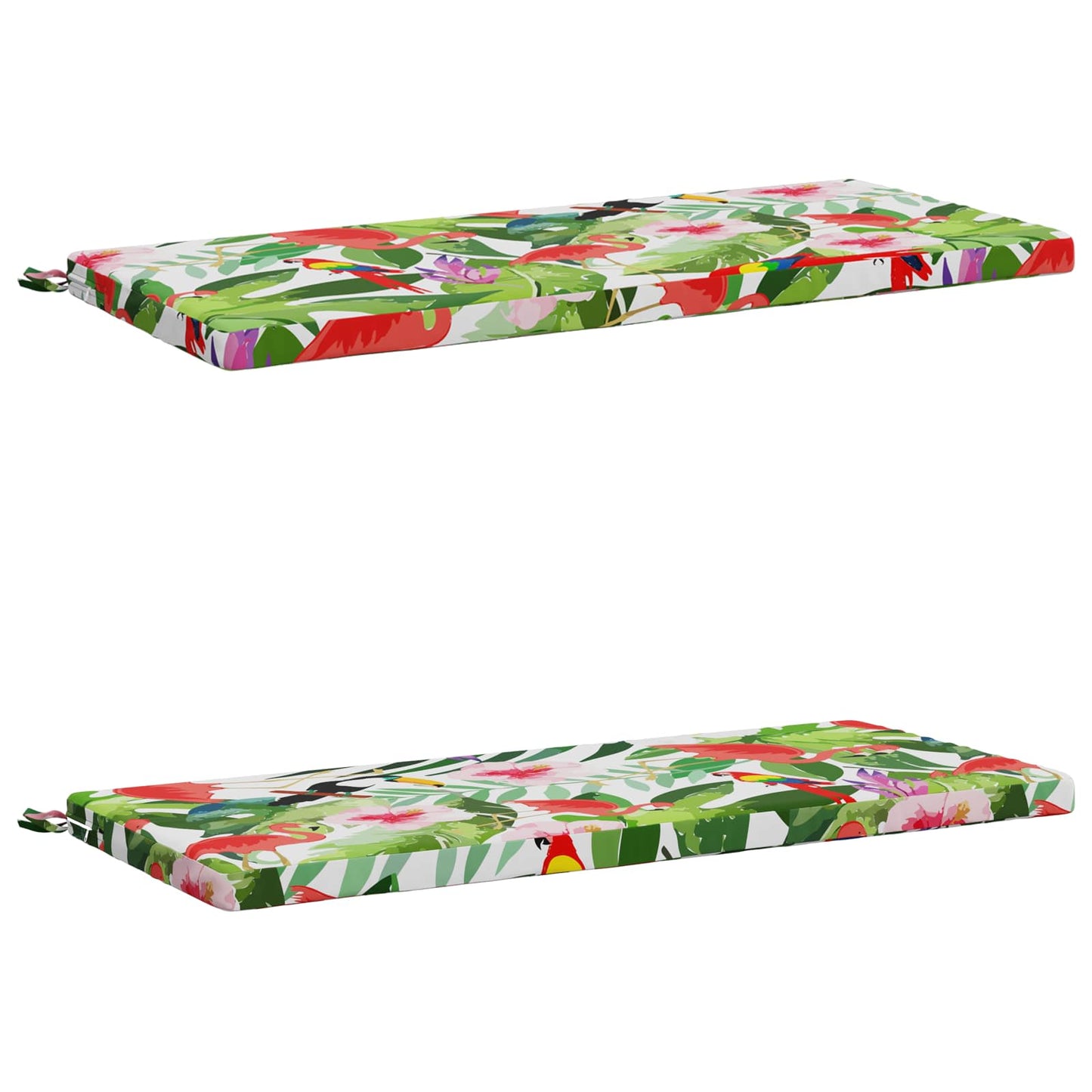 2-Piece Bench Cushions SOEST 2 pcs 100% Polyester Multicolour