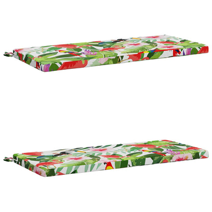 2-Piece Bench Cushions SOEST 2 pcs 100% Polyester Multicolour
