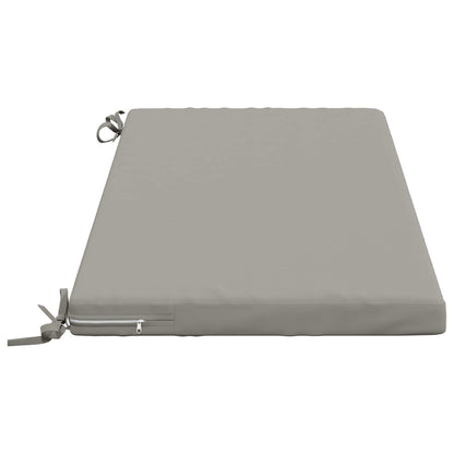Bench Cushion SOEST 100% Polyester Grey 110 x 50 x 5 cm