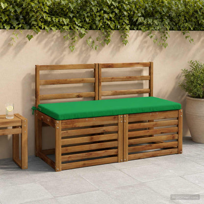 Bench Cushion SOEST 100% Polyester Green 120 x 50 x 5 cm
