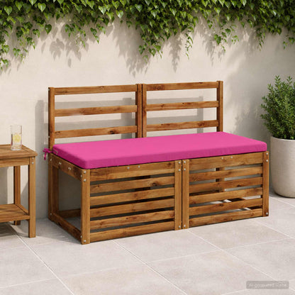 Bench Cushion SOEST 100% Polyester Pink 120 x 50 x 5 cm