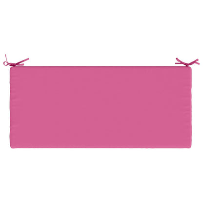 Bench Cushion SOEST 100% Polyester Pink 110 x 50 x 5 cm