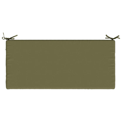 Bench Cushion SOEST 100% Polyester Olive Green 120 x 50 x 5 cm