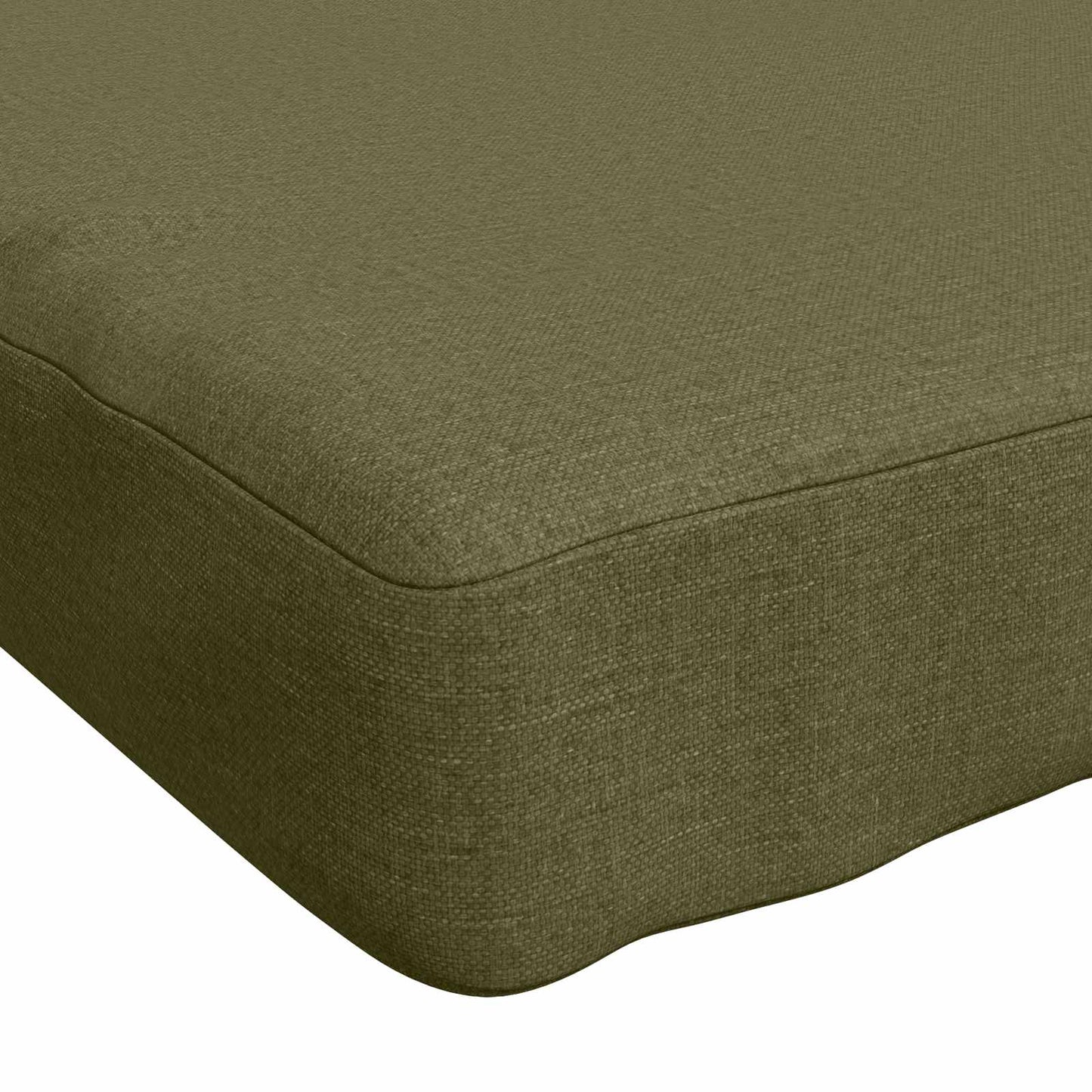 2-Piece Bench Cushions SOEST 2 pcs 100% Polyester Olive Green