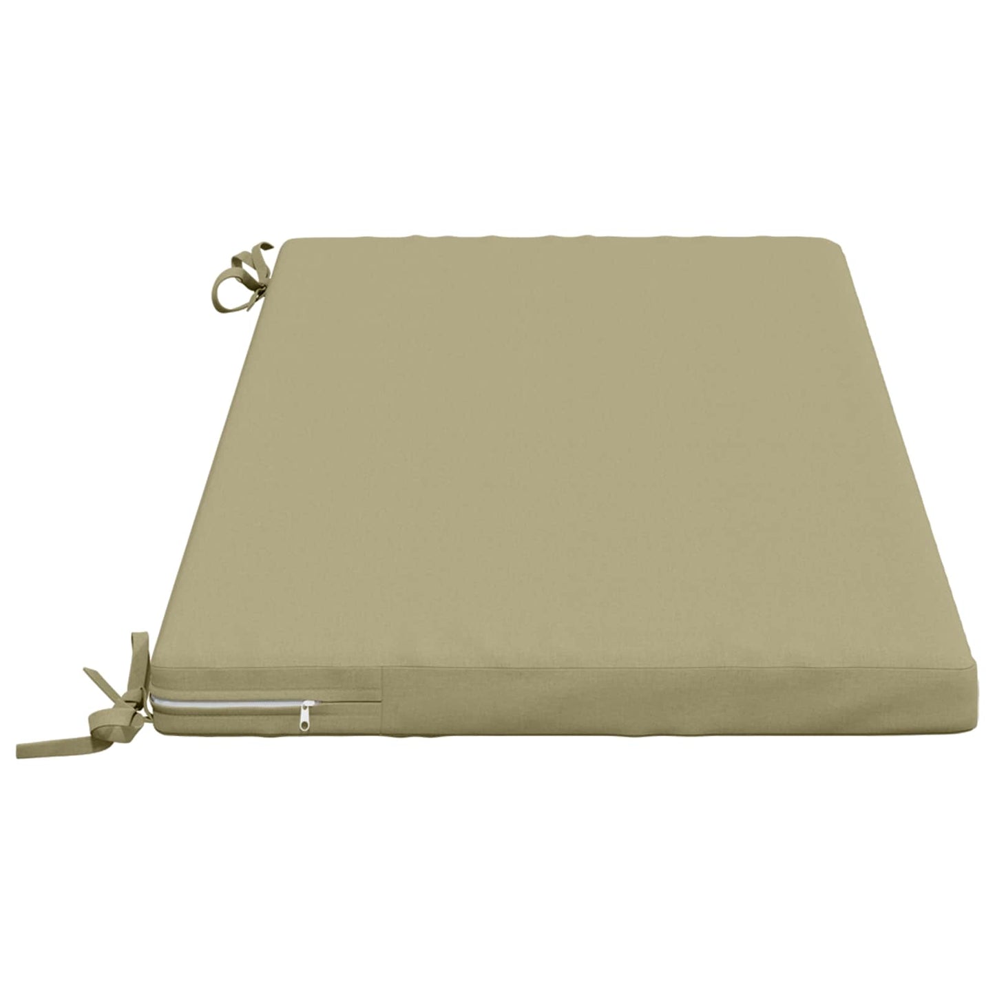 2-Piece Bench Cushions SOEST 2 pcs 100% Polyester Light Green