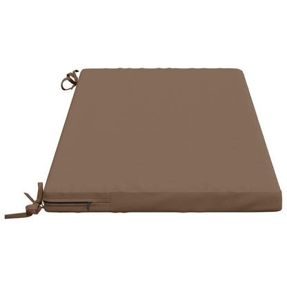 Bench Cushion SOEST 100% Polyester Taupe 120 x 50 x 5 cm