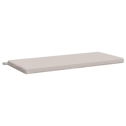 Bench Cushion SOEST 100% Polyester White 120 x 50 x 5 cm