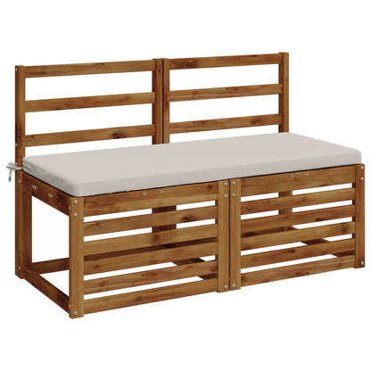 2-Piece Bench Cushions SOEST 2 pcs 100% Polyester White