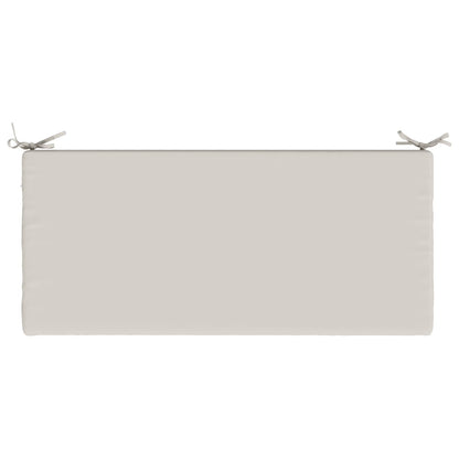 2-Piece Bench Cushions SOEST 2 pcs 100% Polyester White