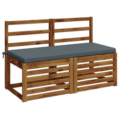 Bench Cushion SOEST 100% Polyester Blue 120 x 50 x 5 cm
