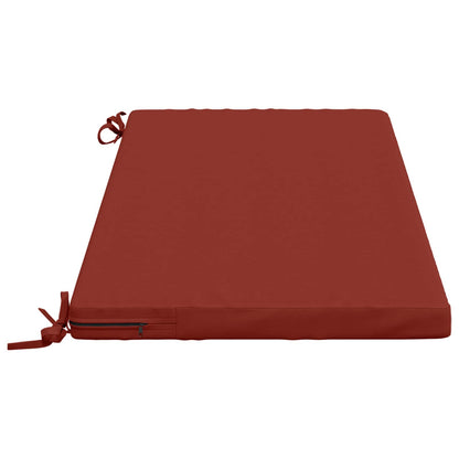 2-Piece Bench Cushions SOEST 2 pcs 100% Polyester Red
