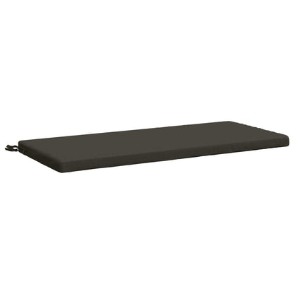 Bench Cushion SOEST 100% Polyester Anthracite 120 x 50 x 5 cm
