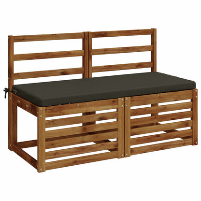 Bench Cushion SOEST 100% Polyester Anthracite 120 x 50 x 5 cm