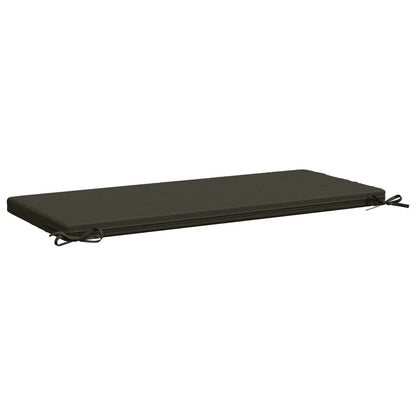 2-Piece Bench Cushions SOEST 2 pcs 100% Polyester Anthracite